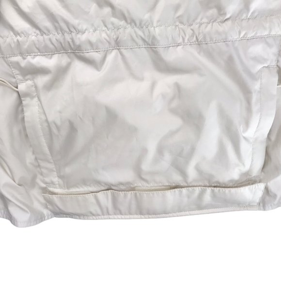 The North Face Anorak Hooded Windbreaker with Kangaroo Pouch.  Dark Blue White S - Picture 5 of 16